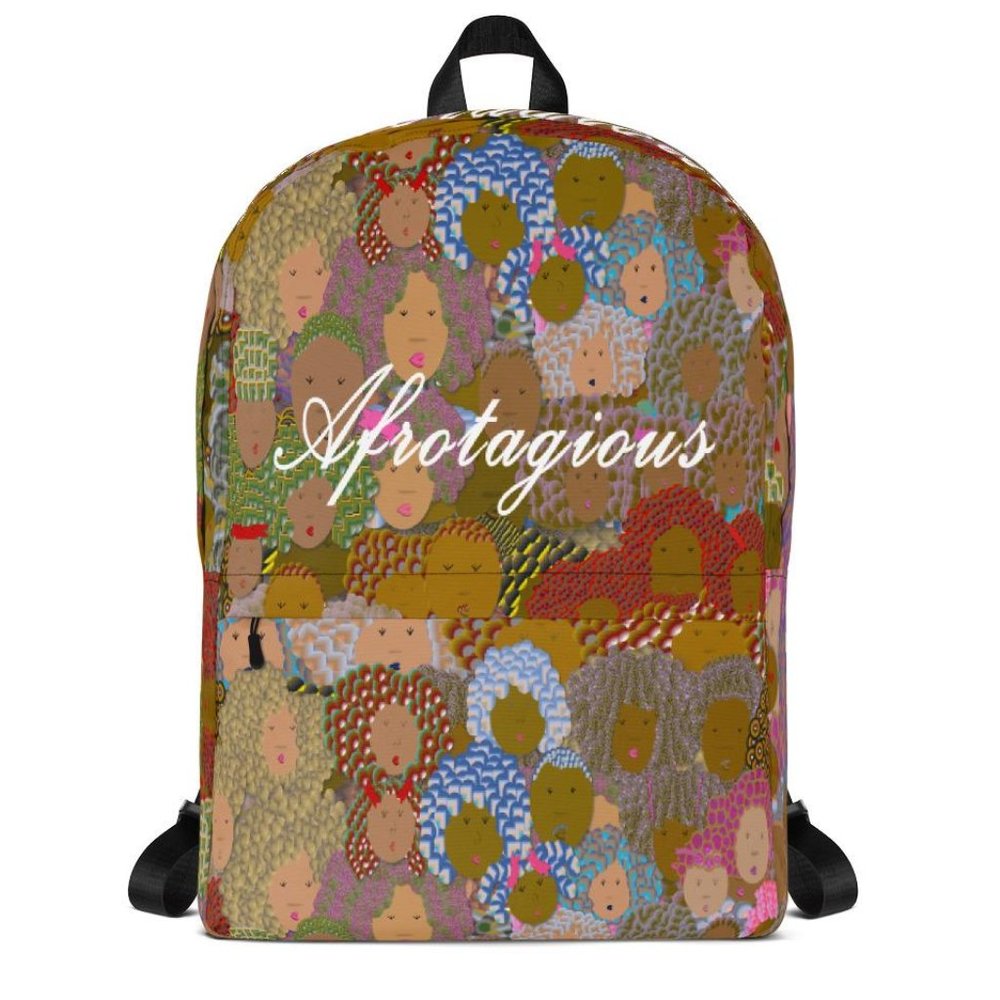 Afrotagious Village Backpack - Picture 1 of 7